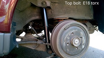 How To Change REAR SPRINGS And SHOCK ABSORBERS Vauxhall Astra G MK4