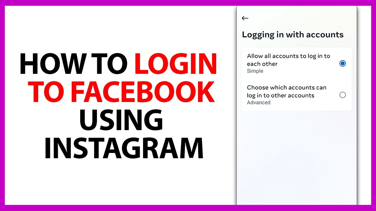 How to Login to Facebook Using Instagram in 2023 