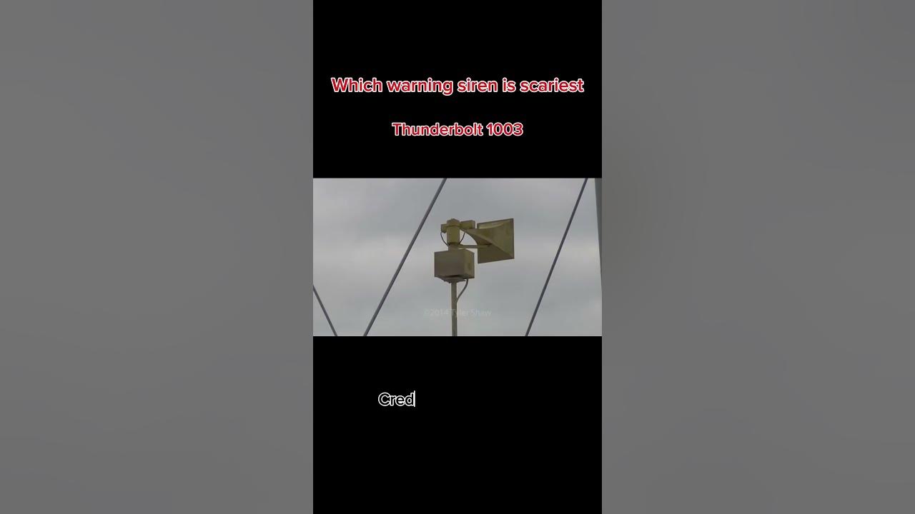 Scariest warning sirens part 2 ￼