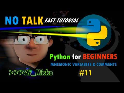 Mnemonic Variables & Comments/Beginners Guide/Python Tutorial for People in a Hurry