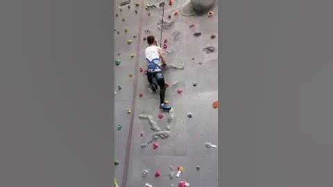 Olly indoor climbing @ Rock Antics