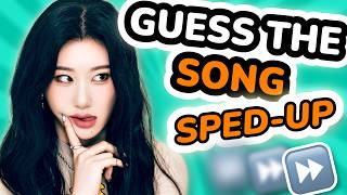 GUESS THE SPED-UP KPOP SONGS 🤯 🎶 ⏱️ | Music Quiz