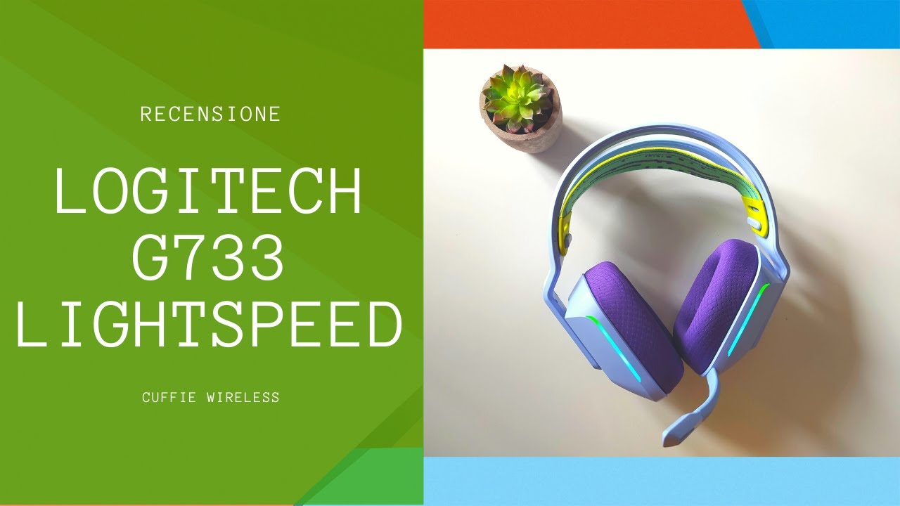 Logitech G733 Lightspeed, la recensione - YouTube