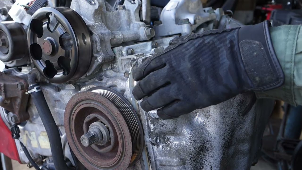 アコード K20Aのオイルパン取り外し Gによるオイル偏りで油圧低下の原因を探る！ バッフルプレート付きオイルパンとの比較