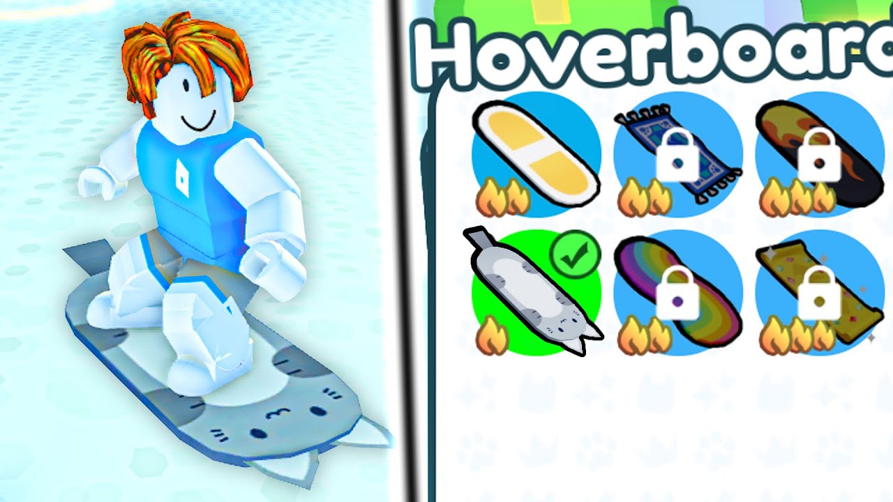 How to get the 2023 Easter Hoverboard in Pet Simulator X - Try