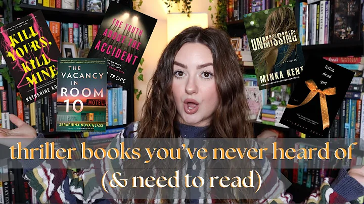 thriller book recommendations 2025 | underrated thriller books you've never heard of thumbnail