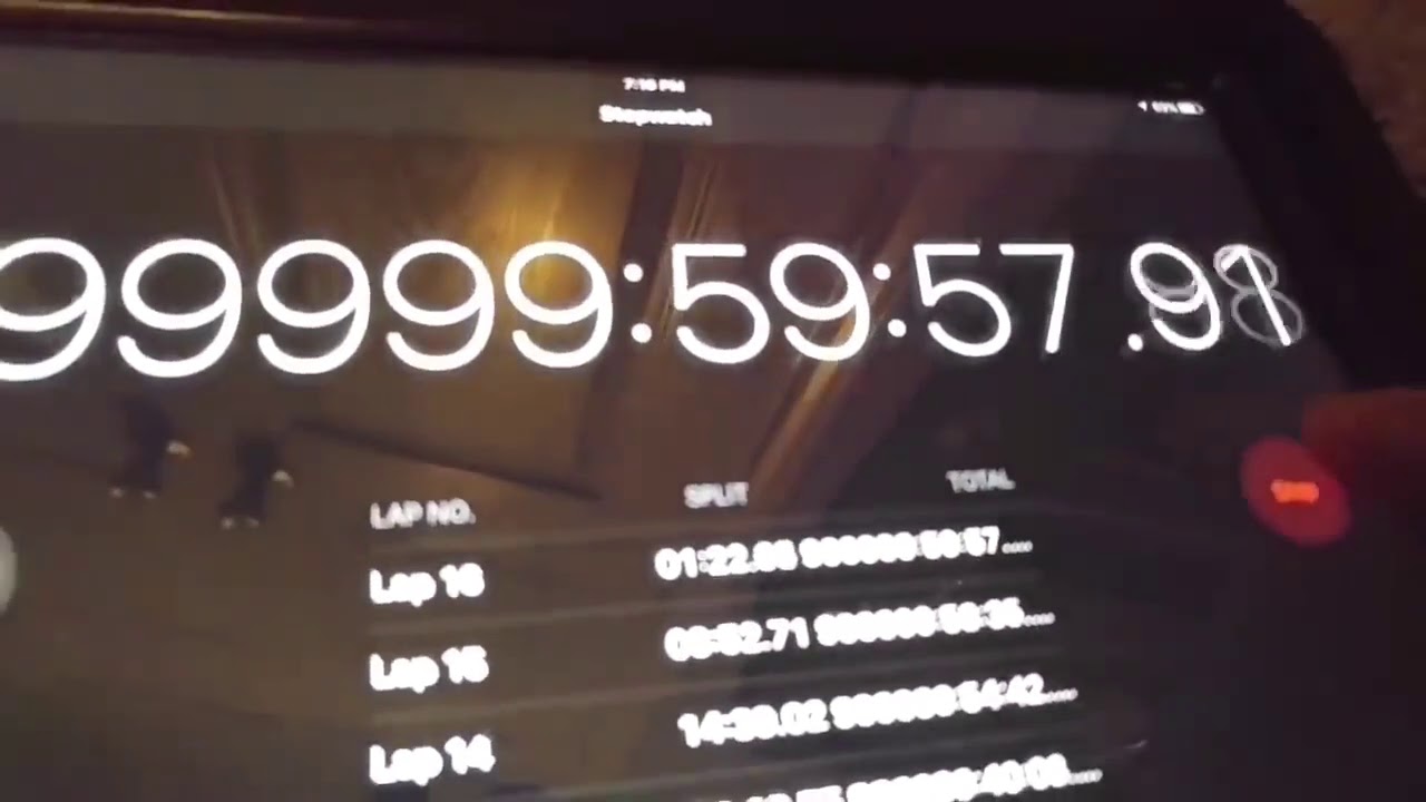 Man hits 1,000,000 hours on stopwatch almost - YouTube