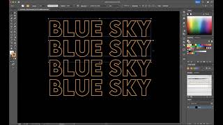 Easy way to creat Neon Glow text effect - Adobe Illustrator