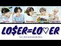 TXT (투모로우바이투게더) LO$ER=LO♡ER Lyrics [Color Coded Lyrics/Han/Rom/Eng]