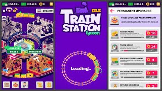 Idle Train Station Tycoon : Money Clicker Inc. (Gameplay) - Idle - [Android Fragments]🧩 screenshot 5