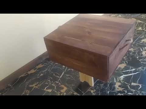 Великий дерев'яний ящик для зберігання Гранд фарбований, відео 1
