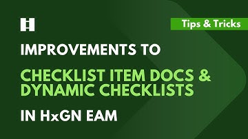 Improvements to Checklist Item Documents and Dynamic Checklists | DigitalThinker Inc.