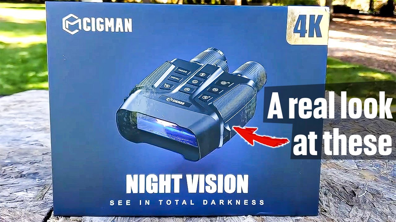 Aorsher 3D Night Vision Goggles For Adults, 8X Digital Zoom Night Vision Goggles 36mp 4k Military Tactical Digital Infrared Night Vision Binoculars Head M