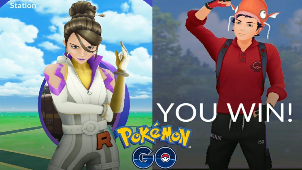 How to defeat Sierra in Pokémon go YouTube