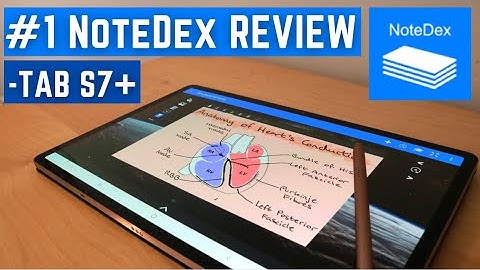 #1 NoteDex Flashcards App Review | Tab S7+ Demo