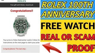 WhatsApp Link | Rolex 100th Anniversary 