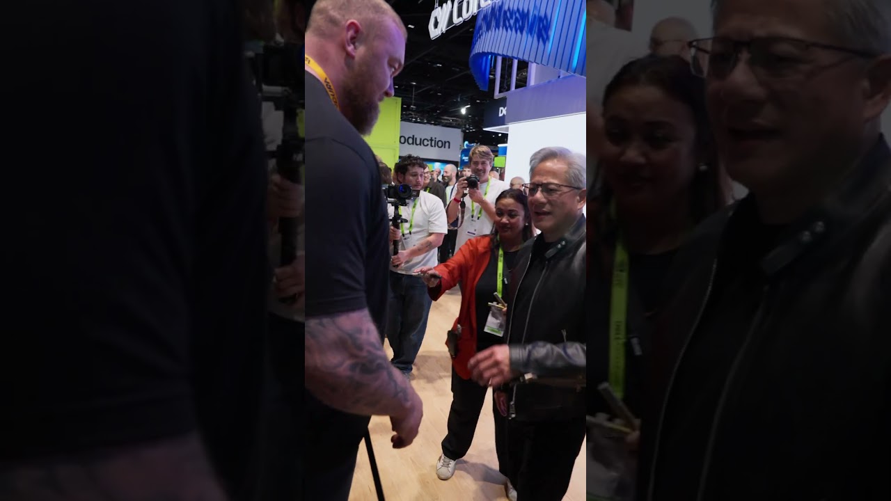 Thor is a Robot?!! #ai #fypシ #funny #strongman #robot #robotics @Hafthorjulius @NVIDIA