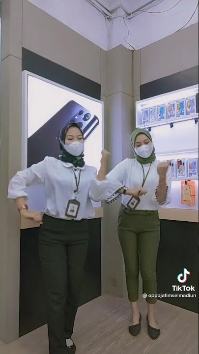 karyawan Oppo goyang tiktok