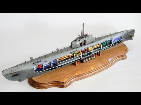 1/144 Uboat with Interior&amp; lights - Revell - complete 