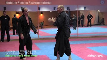 How to do Ninjutsu Seoe in sparring - Ninjutsu training for AKBAN wiki