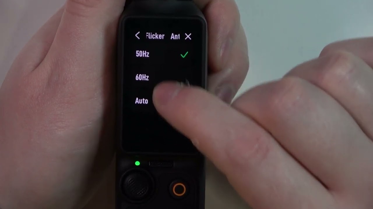 How To Manage Anti Flicker On DJI Osmo Pocket 3 