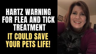 Hartz Warning for Flea & Tick Treatment ☠️