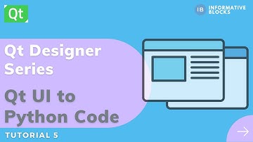 Convert Qt UI Design to Python Code | Qt Designer Series | PySide2 | Python