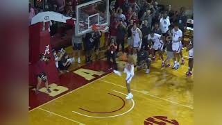 JD Davidson Throws Down a Crazy Dunk and Gets His Teammates HYPE 😤