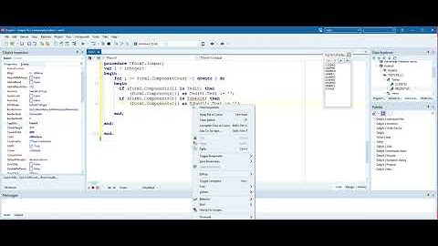 CRIANDO PROCEDURE PARA LIMPAR COMPONENTES - DELPHI 10.3