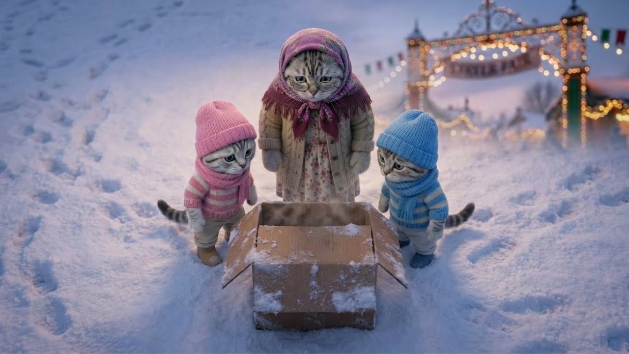 How Kittens Liko and Leo Helped a Lost Puppy Find His Mother in Freezing Winter — Part 1