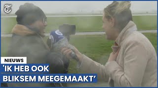 Vliegtuigspotter door het dolle heen: ‘Mooie storm!’