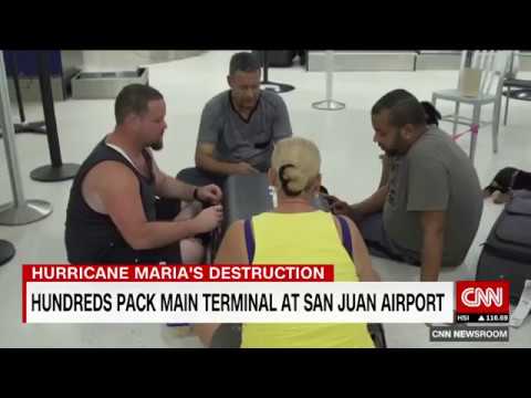 Hundreds stranded at Puerto Rican airport