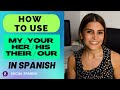 How to use possessive adjectives in Spanish