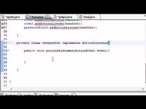 Java Programming Tutorial   53   ActionListner   YouTube