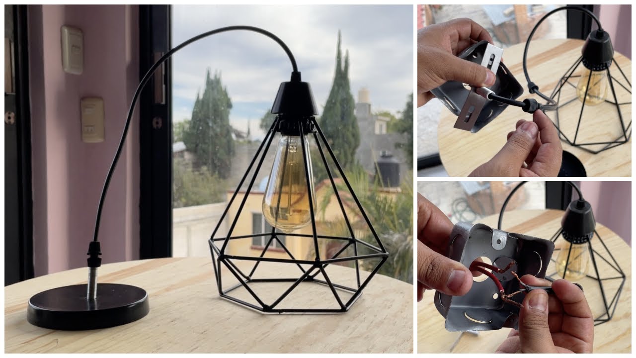 Lámpara colgante Vintage. Instalación. DIY Vintage