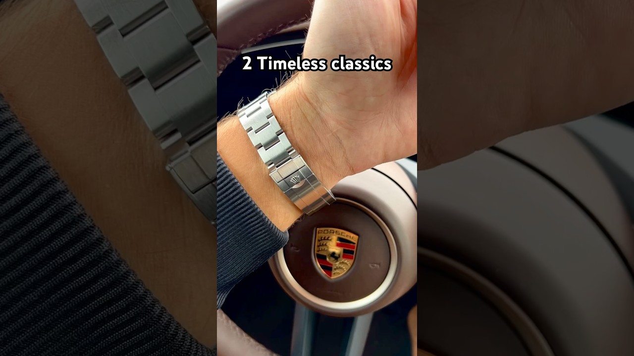 Old money style watch and car combo Rolex Submariner No Date and Porsche 👌🏻