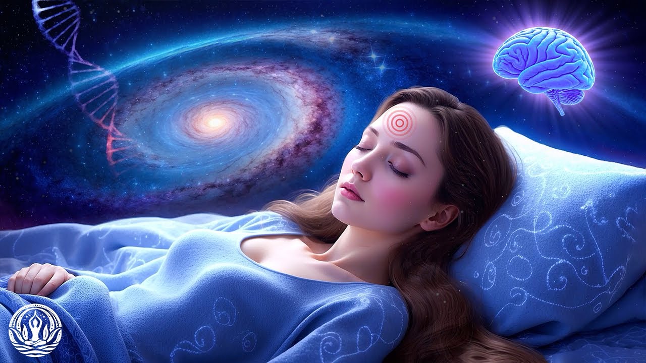 Deep Sleep Music | 528hz Whole Body Healing Frequency, Melatonin Release, Stop Overthinking