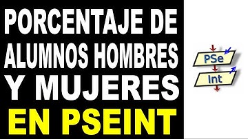 Porcentaje de alumnos hombres y mujeres | Pseint