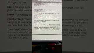 I made a homebrew race for dungeon and dragons 5th edition