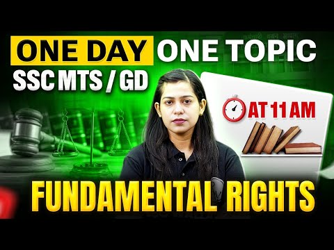 SSC GD/MTS GK Classes 2026 | Fundamental Rights In Indian Constitution | GD GK By Krati Mam