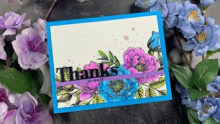 Shimmer Watercolor with SSS PSInks | SSS Beautiful Flowers Take 21