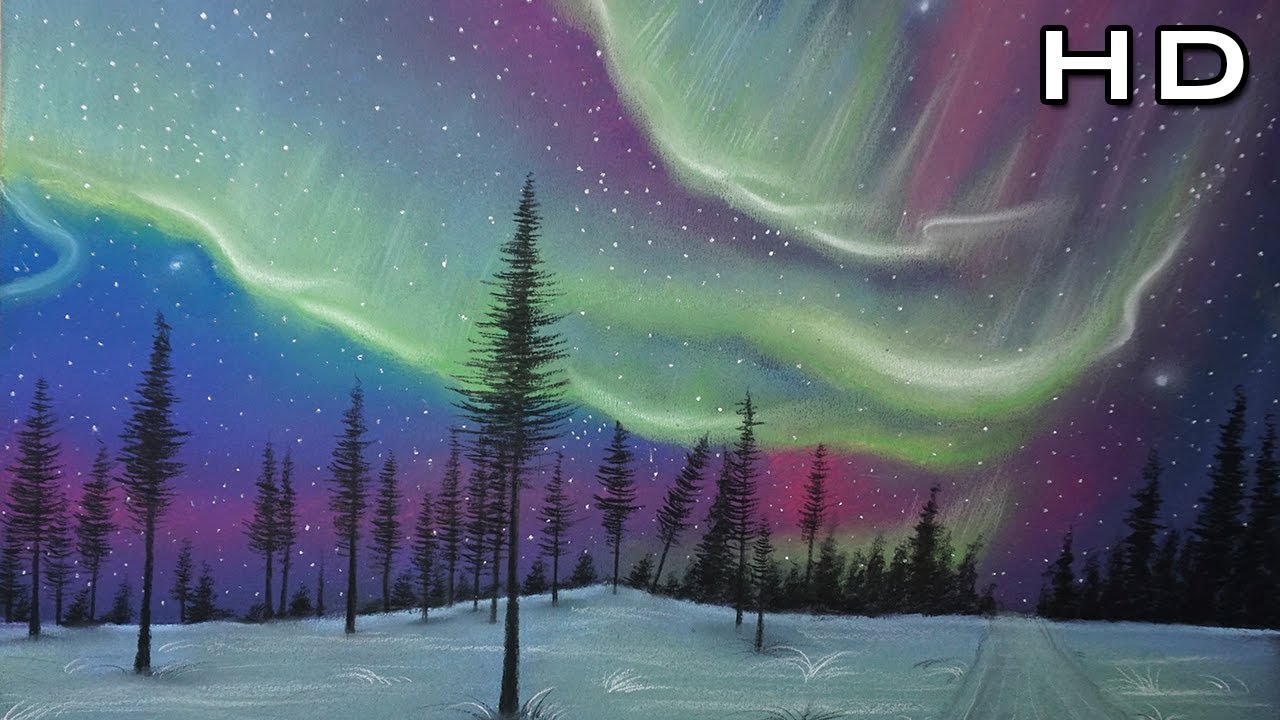 Detalle 17+ imagen dibujos de auroras boreales