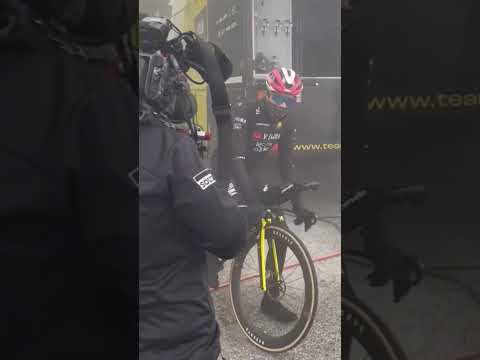 Out and about with Jonas Vingegaard as he prepares for the Tour de France!