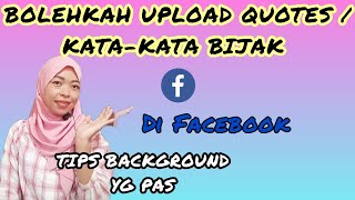 Download Lagu UPLOAD VIDIO QUOTES DI FACEBOOK||FACEBOOK PROFESIONAL MP3