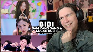 DANCER REACTS TO BIBI | 밤양갱(Bam Yang Gang) & Sugar Rush | MV & Studio Choom [Be Original]