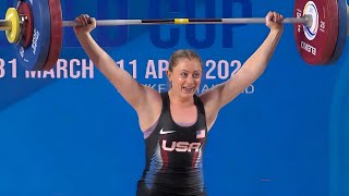 Olivia Reeves Demolishes the Snatch | LastChance Olympic Qualifer