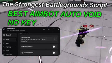 💥 Roblox The Strongest Battlegrounds Script NO KEY - Aimbot, Auto Void, Auto Hit *PC & MOBILE*