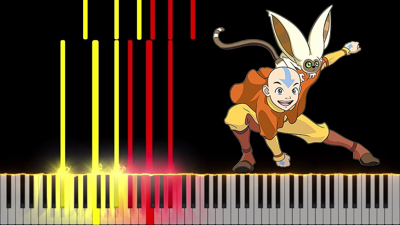 The Last Airbender Theme Song Piano Tutorial