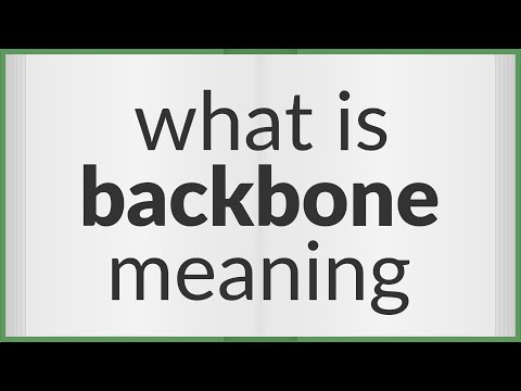 تصویری: Backbone - چیست؟ معنی کلمه