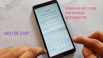 Samsung M01 Core (M013F/DS) FRP  Bypass Without PC | 2021 update link in description
